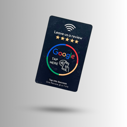 Black Google Review Card